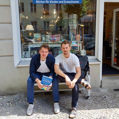 Verleger und Gründer: Phillip Scharff und Niclas Rohrwacher vom Mentor Verlag